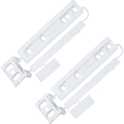 Lot de 2 Glissières pour Réfrigérateur Encastrable, Plastique Résistant, Compatible AEG Electrolux