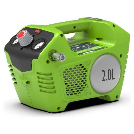 Compresseur d'air sans fil Greenworks G24AC 24 V (sans batterie et chargeur) (1/4)