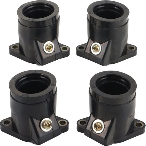 Un jeu de 4 durites d'étanchéité de rechange d'origine pour raccords de collecteur d'admission de carburateur, compatibles avec Yamaha FZR600 Genesis 89-99 (1/5)
