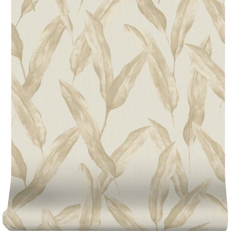 Art for the Home Vliestapete Leaves Neutral - 10mx52cm (1/5)
