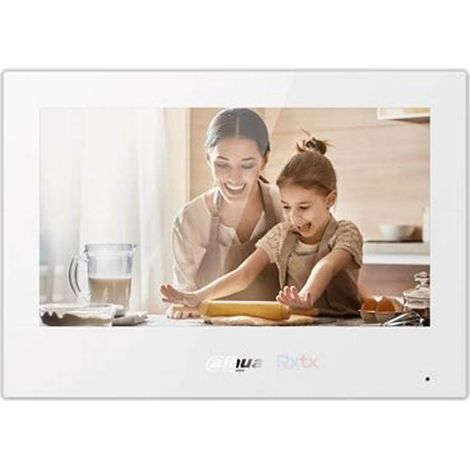 VTH5321GW-W - Monitor Android para interiores de 7" con IP/Wi-Fi de VTH, color blanco
