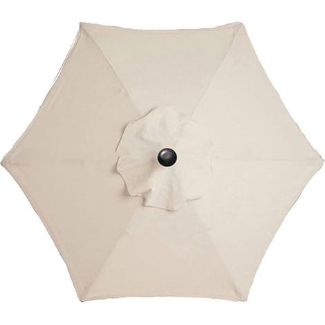 Replacement Cover for Parasol, Waterproof Market Table Umbrella, Ribs Anti-UV Replacement Fabric Canopy Sunshade, Protection for Garden Parasol (1/5)
