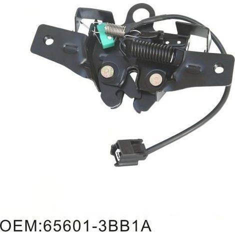 65601-3BB1A is applicable to Nissan 2010-2019 Sunny Versa front hood lock, engine hood lock, and hood lock. (1/4)