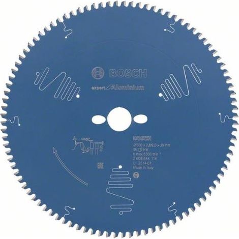 Bosch Professional 2608644114 - Disco de sierra circular CSB Expert Aluminium: 300x30x96D
