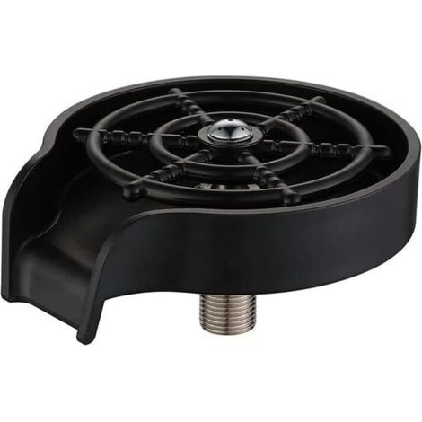 Robinet automatique rapide haute pression verre 304 rinceur évier de cuisine lave-tasses à café buse haute pression à cinq trous nettoyage multi-angles tout autour (1/5)