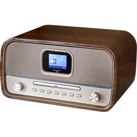 soundmaster DAB970BR1 Radio de table DAB+, FM AUX, Bluetooth, CD, USB fonction de charge de la batte (1/5)