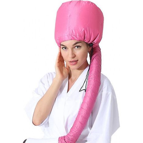 sche-cheveux Schage Rapide, Huile De Cuisson, Couvre-chef, Sche-cheveux Pratique Pour Femmes, Chapeau Paresseux Schage Rapide, Rose (1/5)