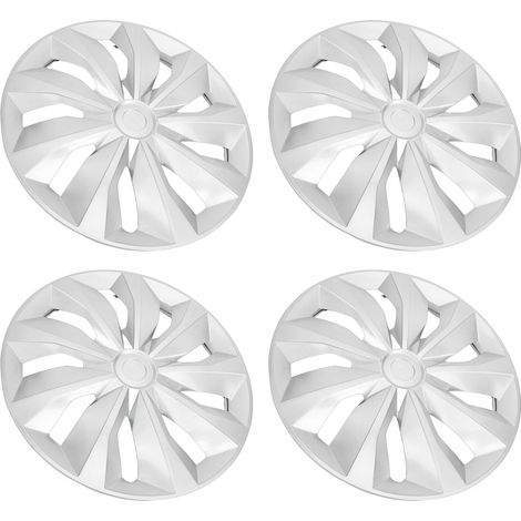 Couvre-Jantes de Roue 4 Pièces, Enjoliveurs R15 élégants de 15 Pouces, Enjoliveurs Polyvalents pour Voitures Camion SUV (1/5)