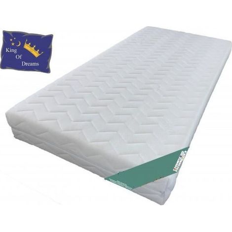 Matelas 90x190 cm - Relax King Matelas Trs Ferme pour Sommier lectrique ou mcanique Dhoussable Mousse Poli Lattex - 19 cm