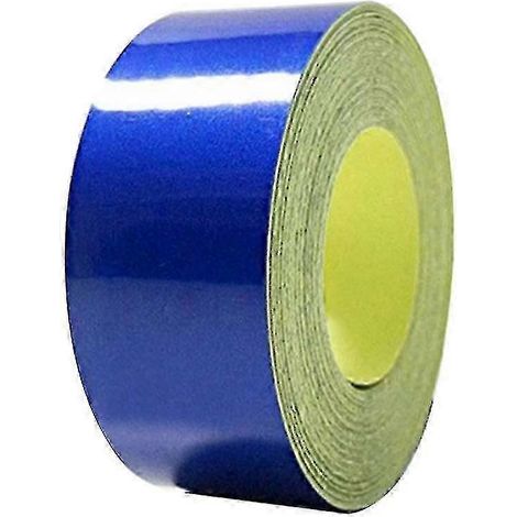 Bande réfléchissante de 5 mètres, compatible avec les carrosseries de voitures ou de camions - autocollants de signalisation - coffret cadeau bleu (1/5)