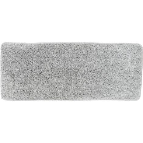 Mikrofasermatte doppelwaschbecken 50x120 cm latexunterseite - hellgrau - Tendance
