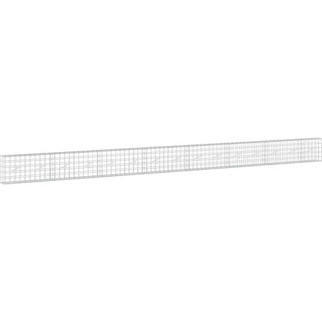 Gabione mit 3,5 mm Draht und 10x10 cm Maschen 750x20x50 cm vidaXL (1/5)