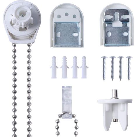 Kit de réparation pour store enrouleur 25mm – Mécanisme en plastique et métal – Supports pour volets roulants – Installation facile (1/5)