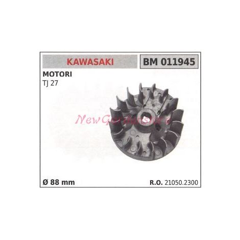 Volano magnetico KAWASAKI motore tagliasiepi TJ 27 Ø88mm 011945