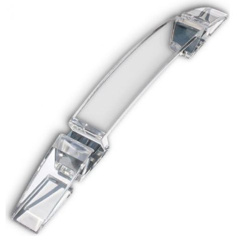 Maniglia trasparente Cucina Tipo Sagittario interasse 128 mm