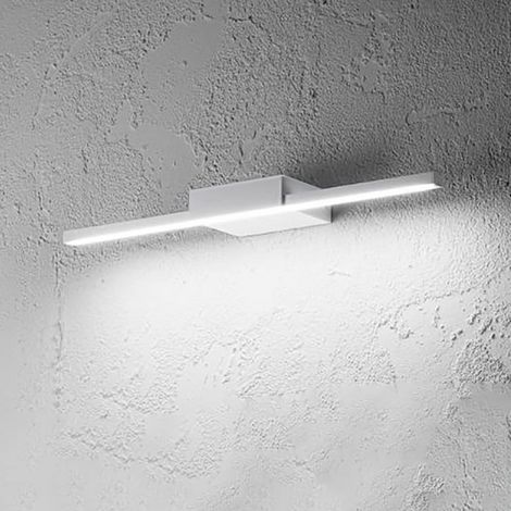 Applique miroir carrée gea luce one gap490c led ip44 applique moderne