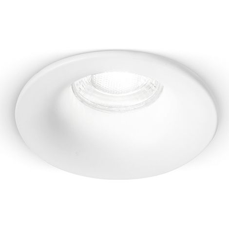 Faretto Incasso Tondo Moderno Oasis Alluminio Bianco 1 Luce Gu10 (1/2)