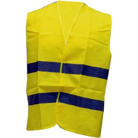 Gilet de sécurité UNIVERSEL fluo avec bandes réfléchissantes - Norme EN471