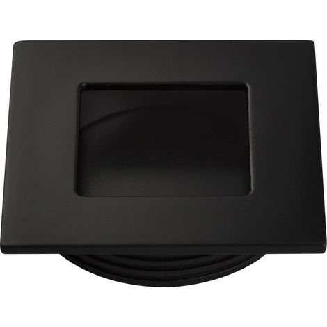 Einlassgriff EL-05 40 x 40 x 10 mm schwarz (1/4)