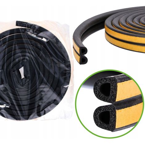 Sigillo per garage D 12x10 nero 1m (2x0,5m)
