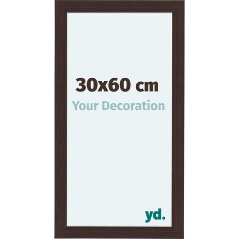 yd. - Cadre photo 30x60 - Chene Fonce - MDF - Como (1/5)