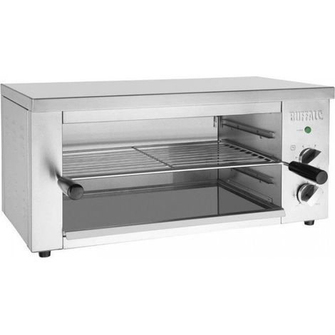 Gril Salamandre Buffalo – Inox, 230V, 3 Positions, Résistances Métalliques, 220V - MONO
