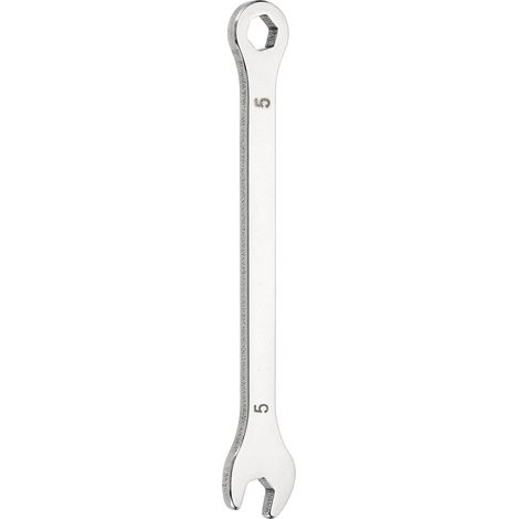 Mini Super mince combiné clé 5 mm Metric boîte 12-Point et en acier inoxydable à bout ouvert double fin outil pour automobile de réparation de meubles de pipe bricolage, argent (1/5)