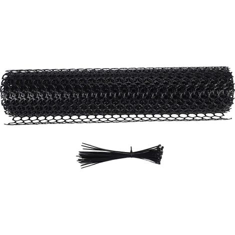 Grillage en plastique pour cage à poules, grillage de jardin, grillage pour volailles, grillage noir pour cadre de cage à poules (1/5)