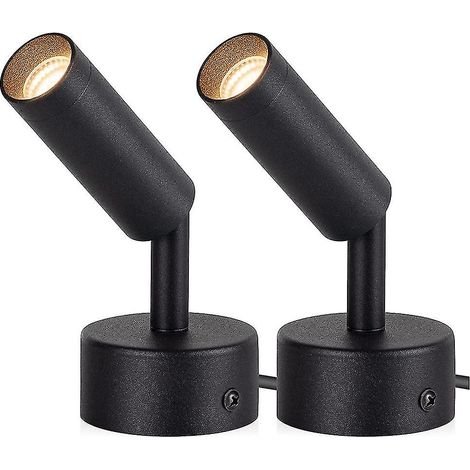 Projecteur LED 3W pour intérieur, réglable et dimmable, idéal pour les plantes et comme éclairage d'accentuation. (1/5)