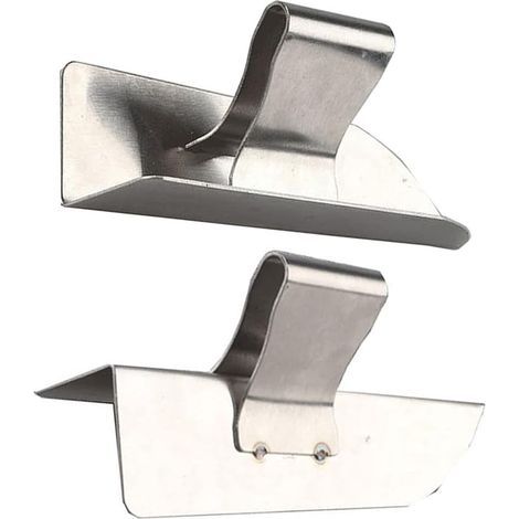 Truelles d'angle Intérieur/Extérieur 90° en Acier Inoxydable – pour Cloisons Sèches, Béton et Plâtre (2 Pièces) (1/5)