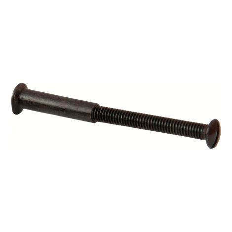Ouvre&Déco – Vis relieuse noire M4 x 35 mm – Fixation pour poignées de porte – Épaisseur menuiserie 39 à 45 mm – Lot de 10 pièces