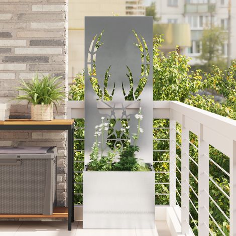 Pantalla de Privacidad para Jardín Plata 50 x 32 x 150 cm vidaXL