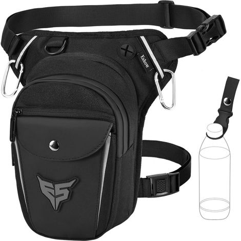 Motorrad Beintasche Herren Damen, erweiterbar, mit Flaschenhalter, für Outdoor (1/5)