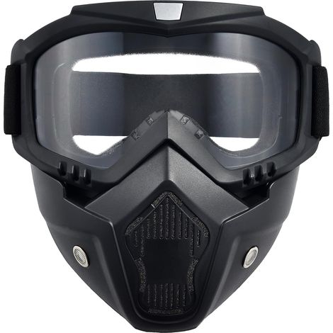 Motorradhelm, Vollgesichtsmaske, Offroad-Motorradbrille, Motocrossbrille, Brille für Quads und Geländefahrzeuge, Schutzbrille für Damen und Herren