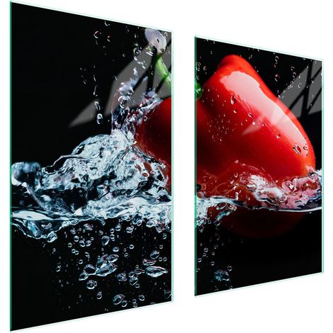 PLACA PROTECTORA DE VIDRIO PARA COCINA 65x52 PIMIENTA (1/5)