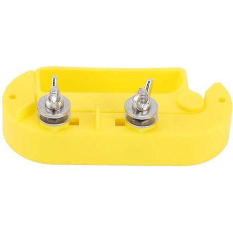 Interruptor portátil para cercas eléctricas - Tensor de alambre para granjas ganaderas - Plástico resistente a la intemperie -Crezuo