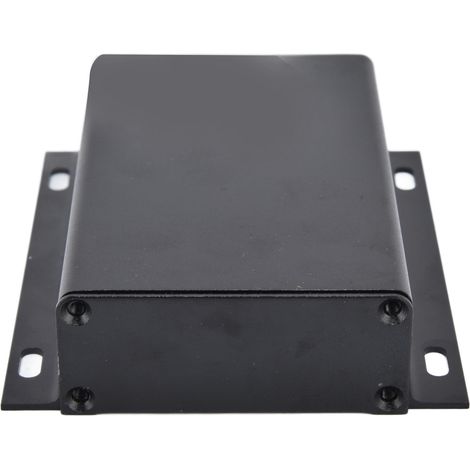 Boîtier électrique en alliage d'aluminium pour projet, coffret divisé 25 x 84 x 100 mm, plaque noire mate (1/5)