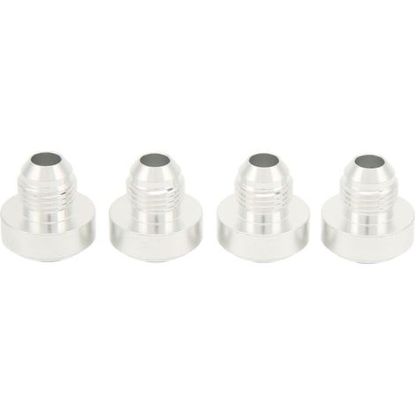 Eosnow 4 bouchons de rechange à souder AN6 mâles en alliage d'aluminium usiné, diamètre 9/16-18 po, filetage 6AN (1/4)