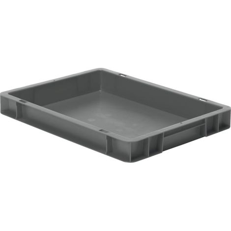 Contenedor de transporte manejable TK400/50-0, gris