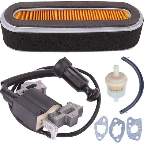 Kit de bobine d'allumage 30500-ZE7-063 pour Honda GXV120 GXV140 GXV160 HR194 HR195 avec joint de filtre à air et à carburant Coupe-bordure (1/5)