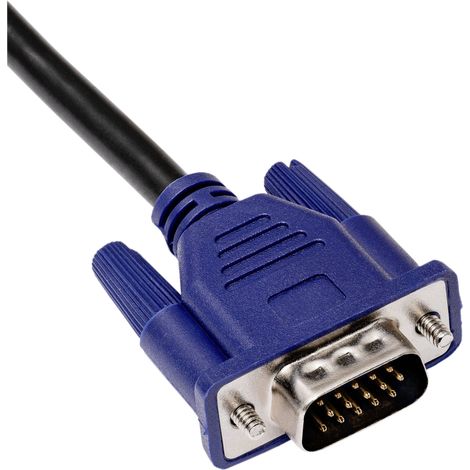 Câble de raccordement Akyga 3.0 m noir AK-AV-07 Câble VGA (1/3)