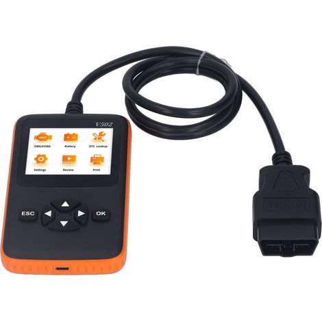 Outil de diagnostic automatique V502, scanner OBD II universel amélioré, lecteur de codes d'erreur moteur automobile, outil de diagnostic CAN 1996 (1/5)