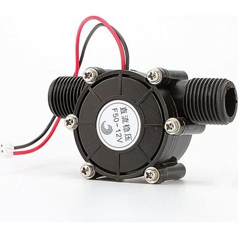 12V 10W Gleichstrom-Wassergenerator, Mikroturbinen-Wasserpumpe, Mini-Wasserturbinengenerator, Wasserkraftgenerator für Gartenschläuche und LED-Beleuchtung (1/5)