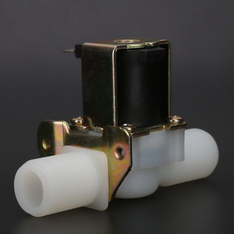 DC12V G1/2 Magnetventil, normalerweise geschlossen, elektrisches Kunststoff-Magnetventil für Trinkbrunnen (1/5)