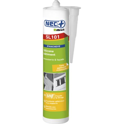Mastic silicone bâtiment anthracite FA101 - 310 ml