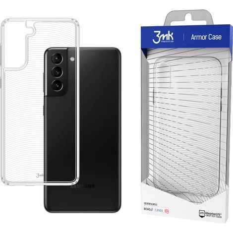 Coque noire 3MK Armor pour Samsung Galaxy S21 Plus