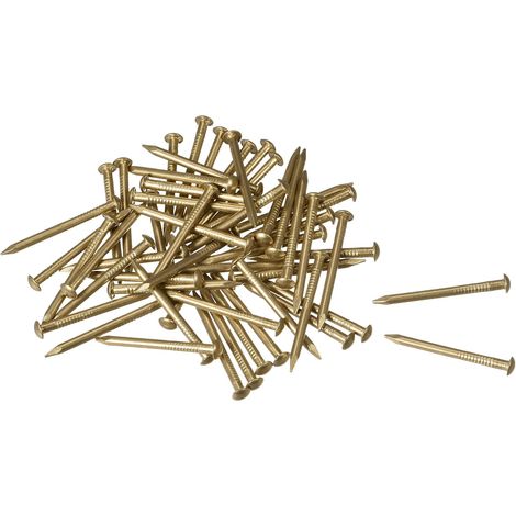 Petits Clous En Laiton 1.5x20mm Pour DIY Boîtes En Bois Accessoires Décoratifs Maison 50pcs (1/5)