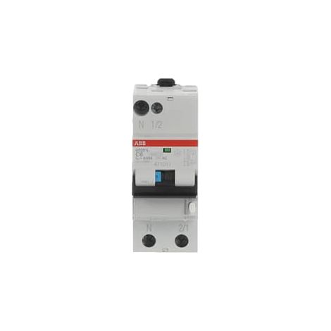 Interrupteur différentiel ABB DS201, 1+N Pole, 6A, Type C ( Prix pour 1 )