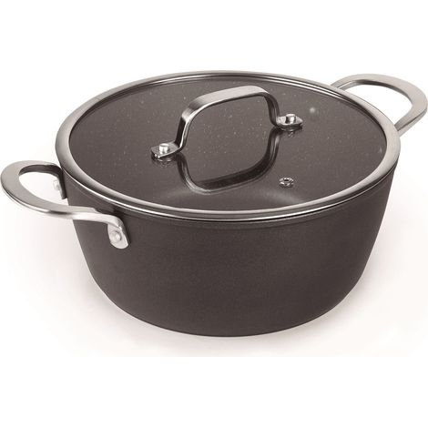CACEROLA ALTA ALUMINIO FORJADOCON TAPA EASY