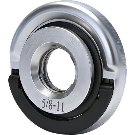 Meuleuse d'angle filetée M5/8-11 - Meuleuse d'angle à bride - 4,5 "5" - Écrou de verrouillage auto-serrant - Écrou de verrouillage à libération rapide - Pas de clé nécessaire (type de traction) (1/5)